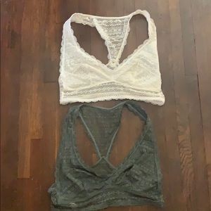 Victoria’s Secret racer back lace Bralettes